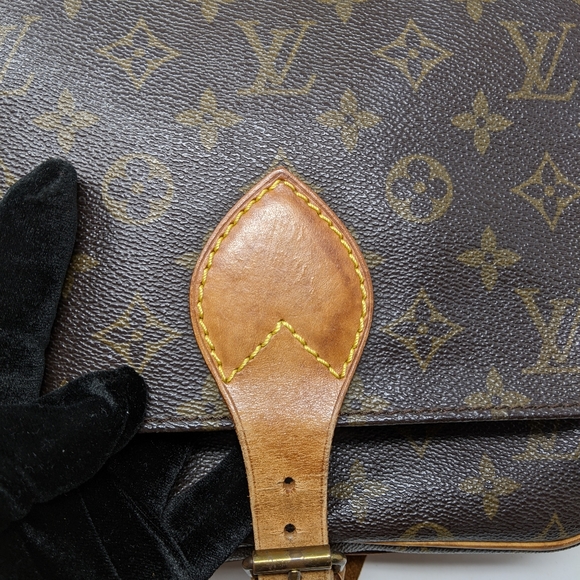 Louis Vuitton Cartouchiere Handbag MonograM MM - Picture 8 of 16